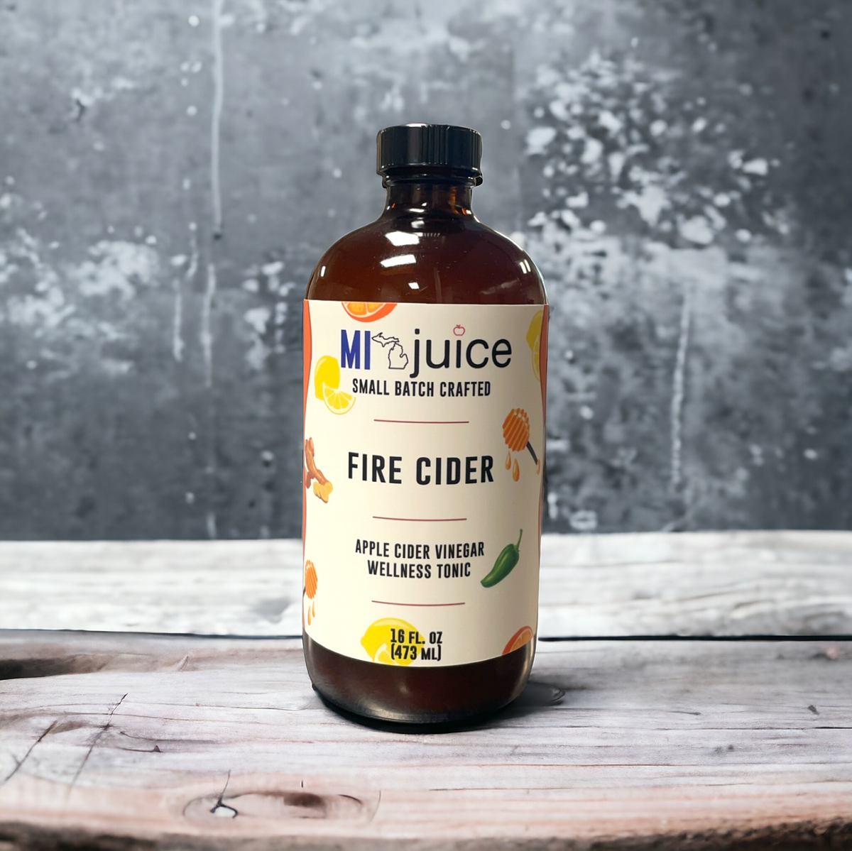 16 oz bottle of Fire Cider | Herbal Immune tonic 